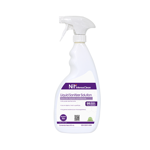 Imagen de NIT LIQUID SANITIZER SOLUTION - 870 ml