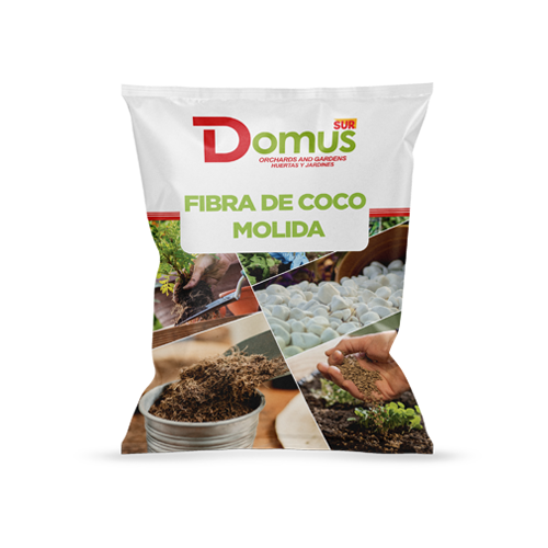 Imagen de DOMUS FIBRA DE COCO MOLIDA - Bolsa plástica de 5 litros
