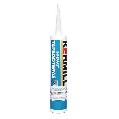 Imagen de IMPERFAST TAPAGOTERAS NEGRO Tubo Masil 300 ml