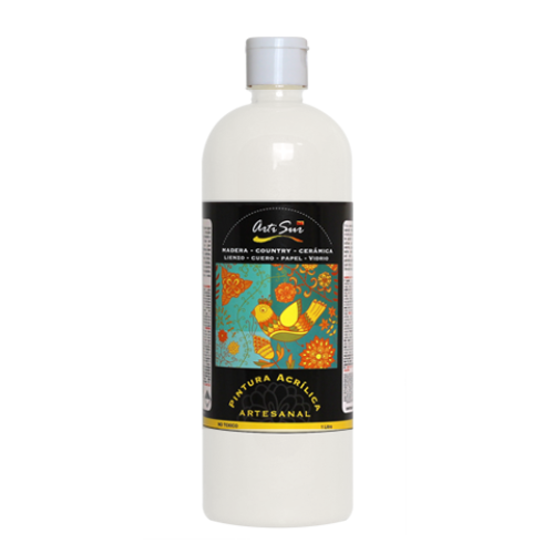 Imagen de ARTI SUR PINTURA ARTESANAL BLANCO -1 LITRO