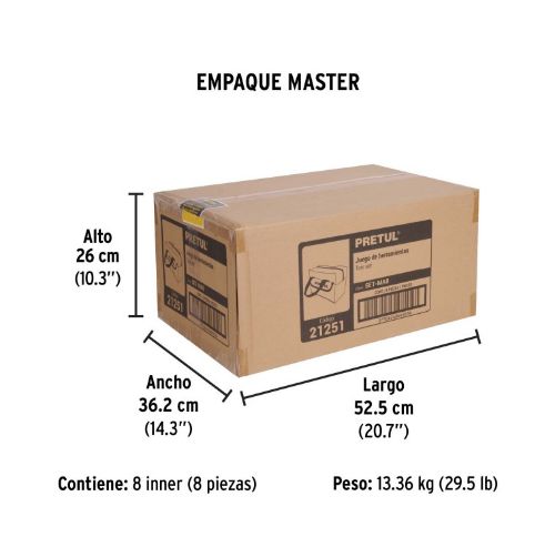 Imagen de SET HERRAMIENTAS PARA DAMA 8 PIEZAS - 1 unidad