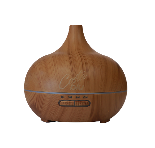 Imagen de DIFUSOR ELÉCTRICO MADERA NATURAL COSTA BLU 500 ml