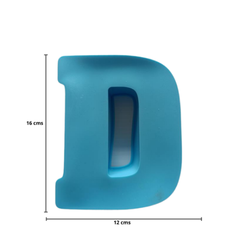Imagen de MOLDE RESINA LETRA GRANDE D - 1 unidad