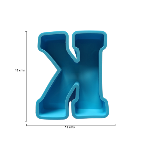 Imagen de MOLDE RESINA LETRA GRANDE K - 1 unidad