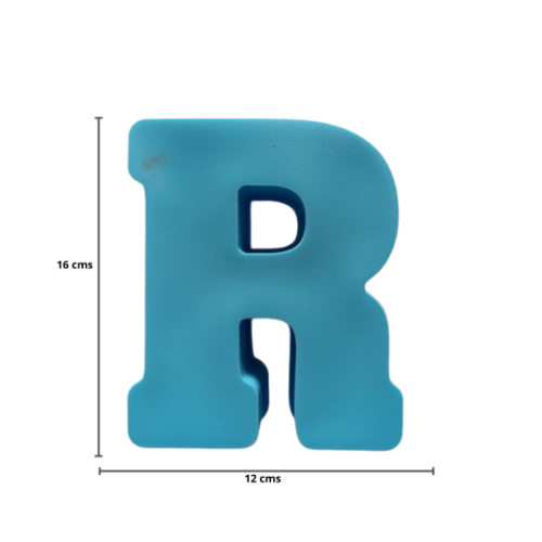 Imagen de MOLDE RESINA LETRA GRANDE R - 1 unidad