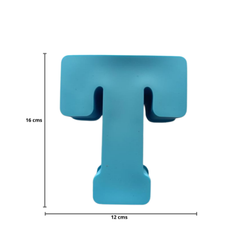 Imagen de MOLDE RESINA LETRA GRANDE T - 1 unidad