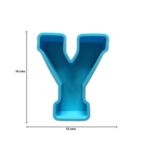 Imagen de MOLDE RESINA LETRA GRANDE Y - 1 unidad