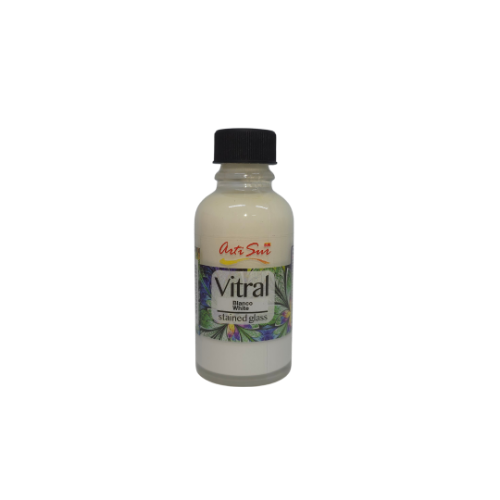 Imagen de ARTI SUR PINTURA VITRAL BLANCO 30 ml