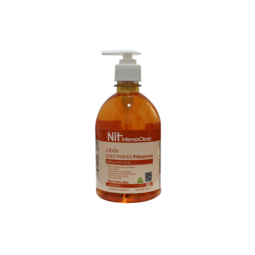 Imagen de NIT INTENSACLEAN JABÓN PARA MANOS AROMA PRIMAVERA 1/2 L- 1 unidad