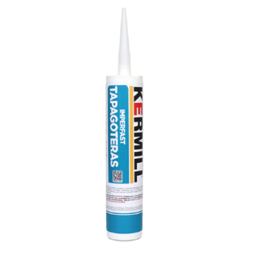Imagen de IMPERFAST TAPAGOTERAS KERMILL ROJO Tubo Masil 300 ml