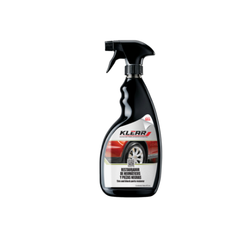 Imagen de RESTAURADOR DE NEUMÁTICOS Y PIEZAS NEGRAS KLEAR 870 ml