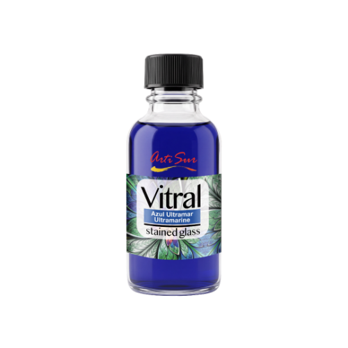 Imagen de ARTI SUR PINTURA VITRAL AZUL ULTRAMAR 30 ml
