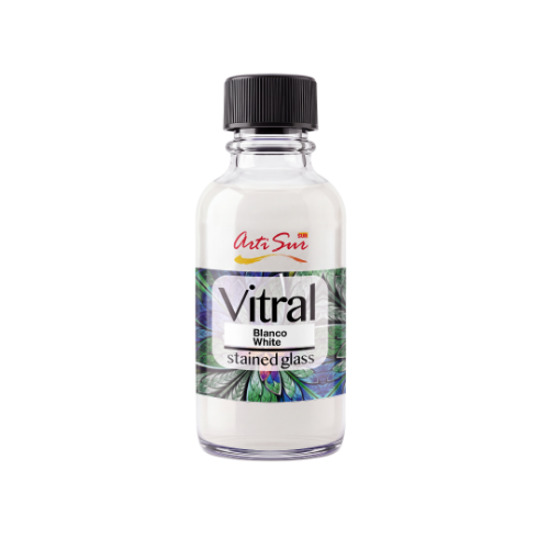 Imagen de ARTI SUR PINTURA VITRAL BLANCO 30 ml