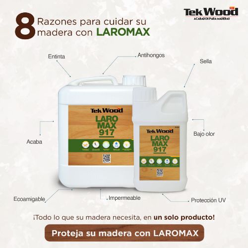 Imagen de LARO MAX 917 TEK WOOD  NOGAL OSCURO cuarto